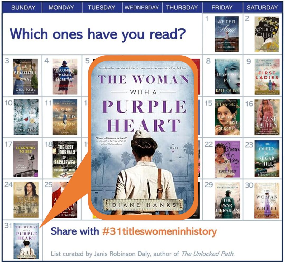 Mentor Diane Hanks featured on 31 novels curated by Janis Daly for March 2024.