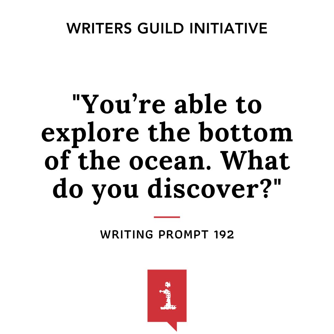 We offer these prompts to encourage you to spend some time writing every week. Happy Writing!