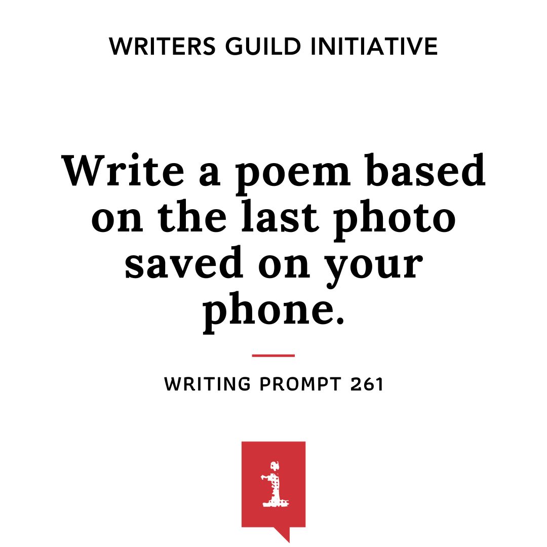 Write a poem based on the last photo saved on your phone. 